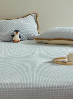 厂家单品牛奶绒厚华misu夫格床笠秋加保暖加卧绒简约冬室单件床罩