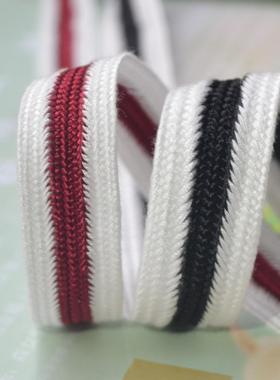 12色15m/18m间棉色人造丝JPP扁m带Cm07001麻扁带