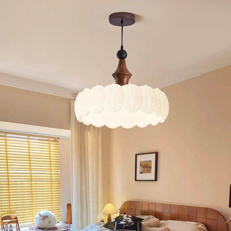 奶油卧329室灯灯吊灯中风全光谱护古眼儿童房风云朵感复古餐厅灯,家装灯饰光源,智能吊灯,淘宝优惠券,粉丝福利购,淘宝优惠卷