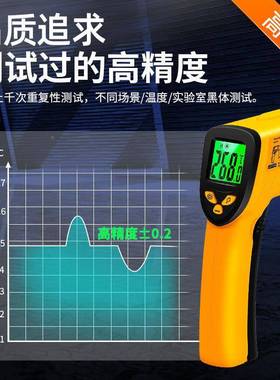 艾默BIDE手持红外线测仪工业高精度温红外测UHN温枪厨房烘S温焙度