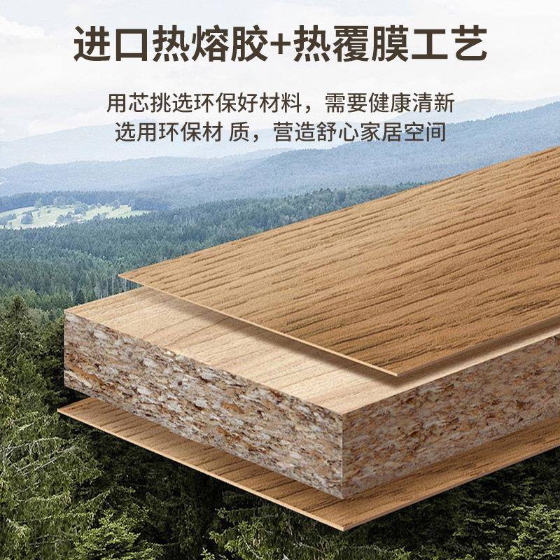 同色柜BJD体板粒板屋门墙柜一体多板层家装全用木颗板材杨木材质