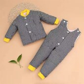发热衣裤 厚款 儿童防风外出服 婴幼儿冬季 宝宝手工棉花棉衣棉裤