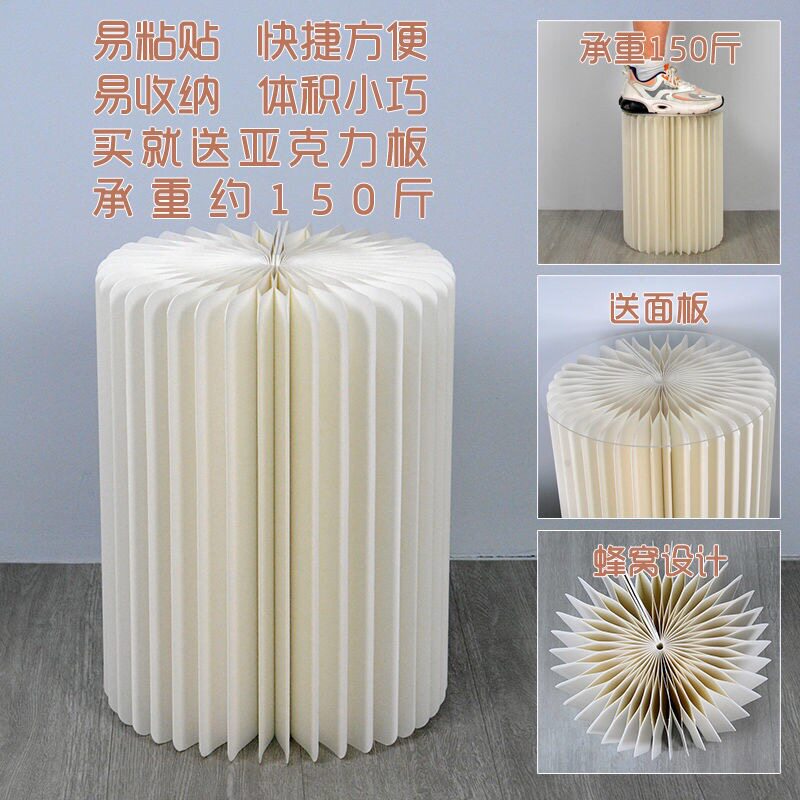 婚庆折甜品台折叠罗马柱路引加密便携柱子圆形立柱摆件Y生日装饰