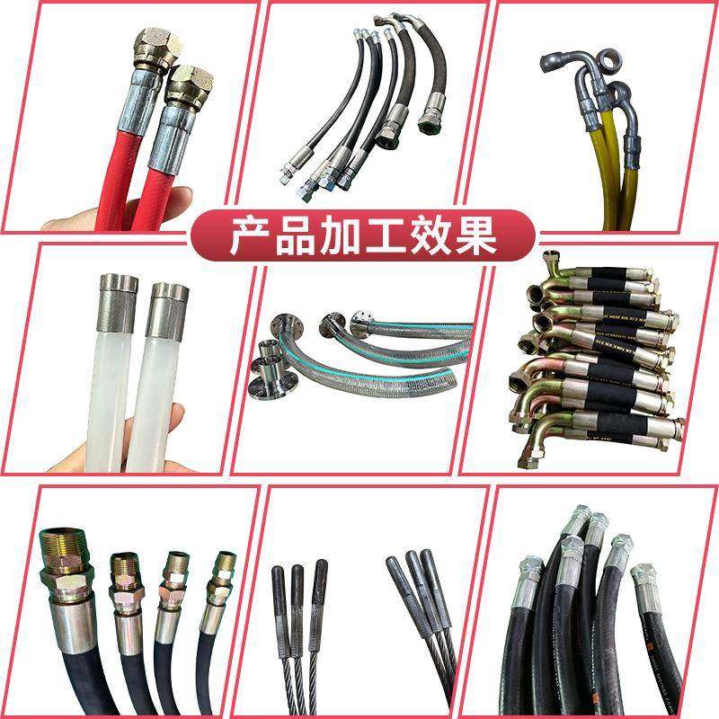 便携手高压液压管压管机手动ROG压胶管压头机手高油动动锁管机啤