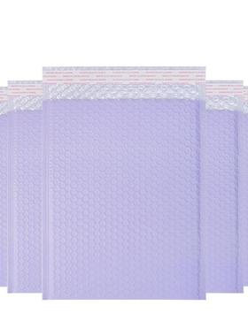 紫袋共挤膜气色泡袋彩色泡沫袋自WVB粘袋防震泡泡加打厚快递包袋