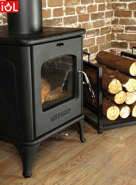 家取暖农别墅民宿烧柴火小型火炉独烤立式铸铁真村火燃用木LS600