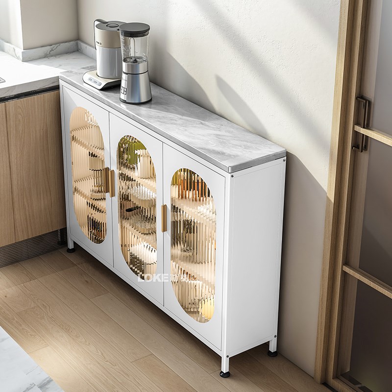 厨房窄边柜超薄置物柜岩板25cm30极窄靠墙落地T收纳墙边深薄架子