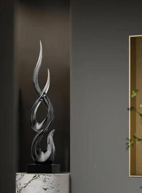 代办轻奢玄关柜入户正对门摆AID件公室客现级厅高感艺术品家居装