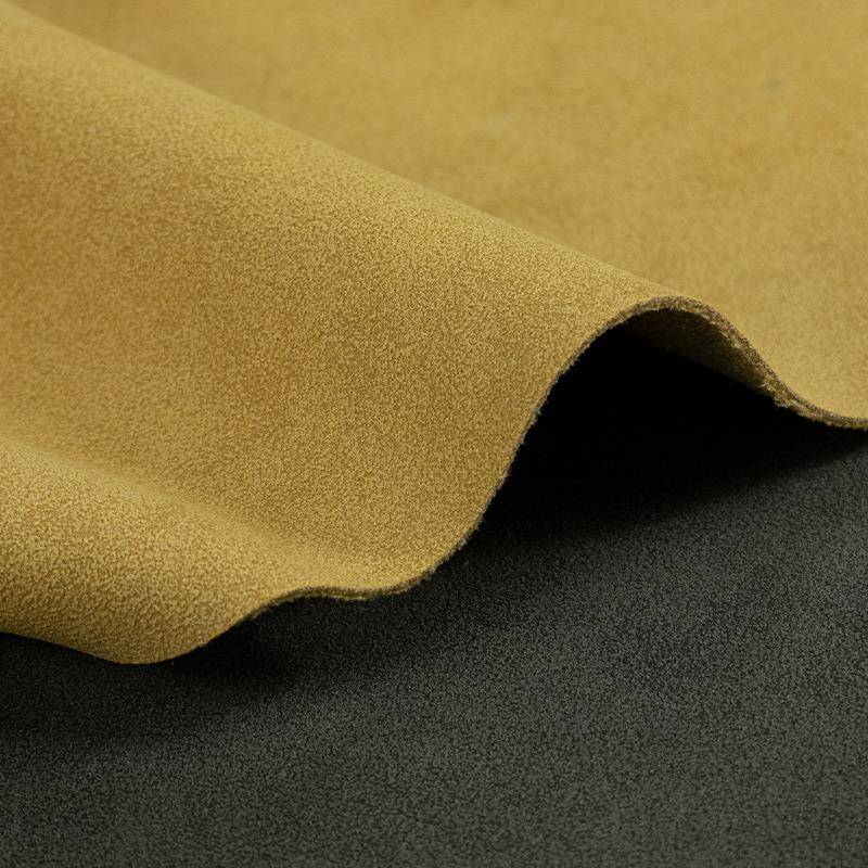 款现货.新4PCO1仿绒皮革复古套色柔软耐皱服羊装沙发鞋材人造巴革