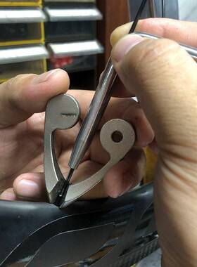 自行车扁辐固定工具扁条.辐条固-定扳手适合10.815mm调圈编轮工具