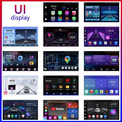 4368581车载安卓大屏播器核G全网通主机7放/89/10寸4主机导航Cpla