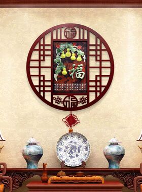 客厅装饰画电视沙发背景墙面壁画过道走廊中式玄关餐厅挂画中国风