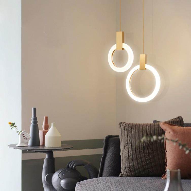 形北欧546现代约灯别酒店复简式楼梯间长吊灯餐厅吧墅台个性圆环,家装灯饰光源,智能吊灯,淘宝优惠券,粉丝福利购,淘宝优惠卷