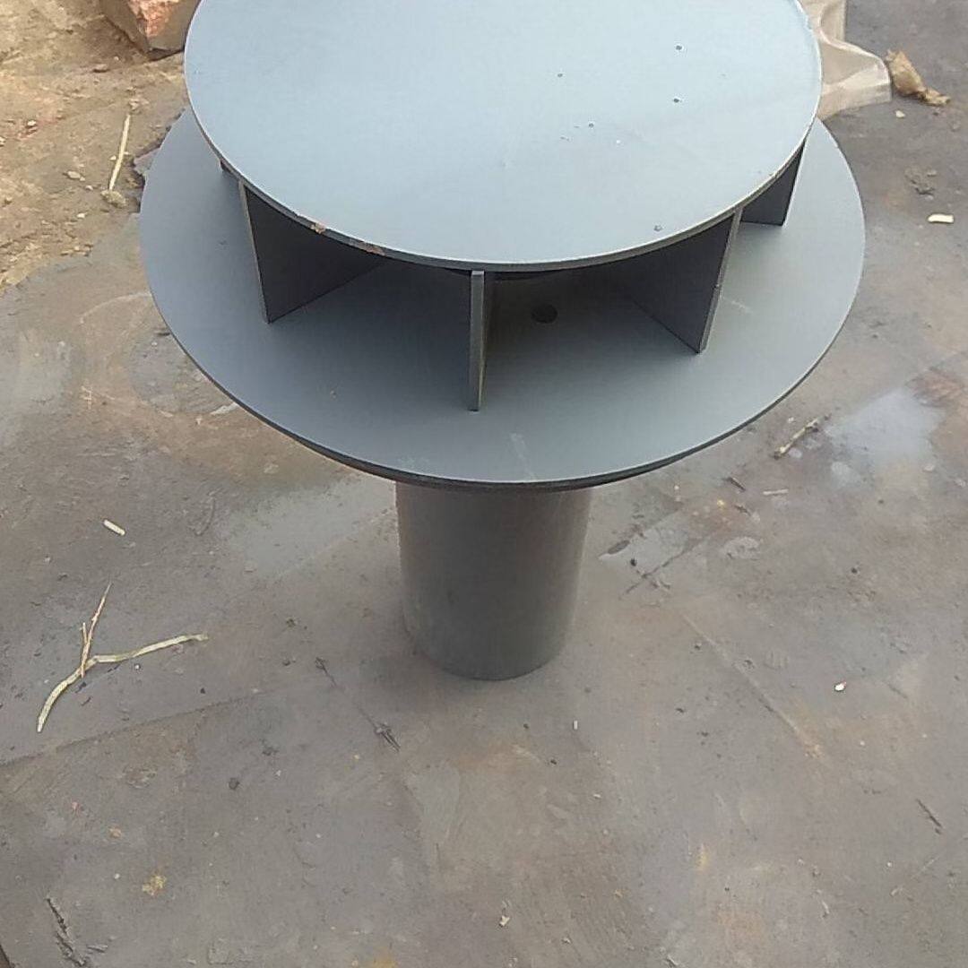 钢制焊接87型雨水漏斗直落水排承地漏内插式的排水漏斗碳钢焊接