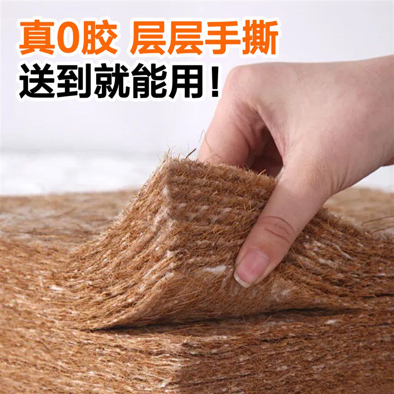 床垫180X200棕垫天然椰棕床垫榈护脊10Lcm儿童乳胶定制折叠榻榻米