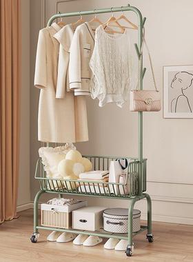 晾衣内架落地家用卧服室宿43203舍挂架杆室隔衣夜衣架子收纳置物