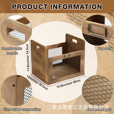 木质黑胶唱片收纳架JQ09023架把手专C辑D陈列展示实木书籍杂带志
