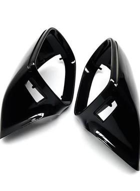 适用于奥迪Q5R9SQ58200-207Q74L2010-2015后视3921镜盖罩亮黑