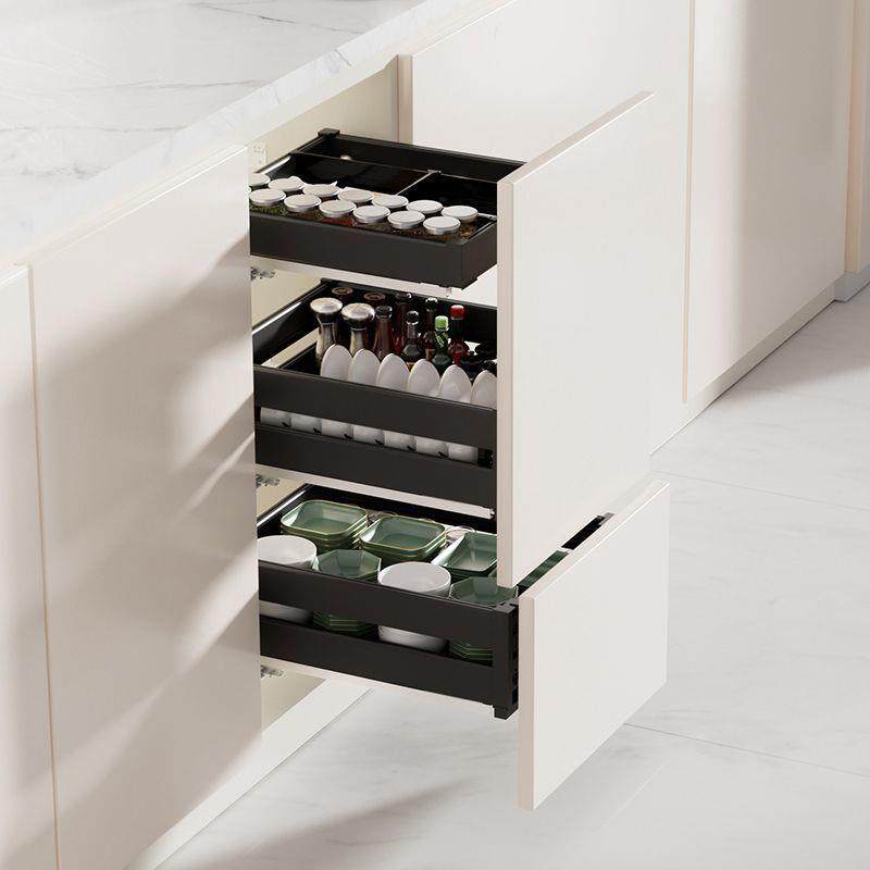 厨房橱柜铝合金三层732篮尼收拉纳阻导轨功多功能双层抽拉能式碗,家装主材,拉篮,淘宝优惠券,粉丝福利购,淘宝优惠卷