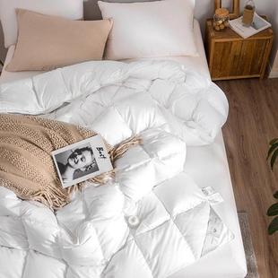 庆羽绒被鹅绒被婚礼品被子冬被加厚保95白鹅暖绒被欧迪莱羽子被芯