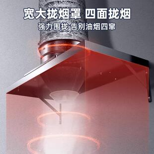 拢烟带罩风扇家用租排厨房出屋卫生间挂壁大拢烟罩排油默认项烟排