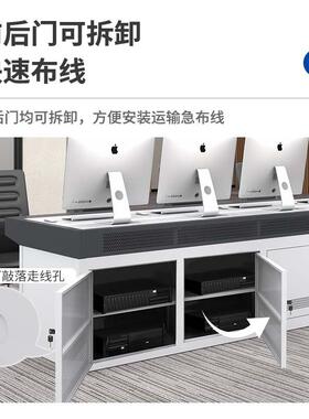 监控操作台79046安防中台心指挥调度台中控室操作台联网络防柜安