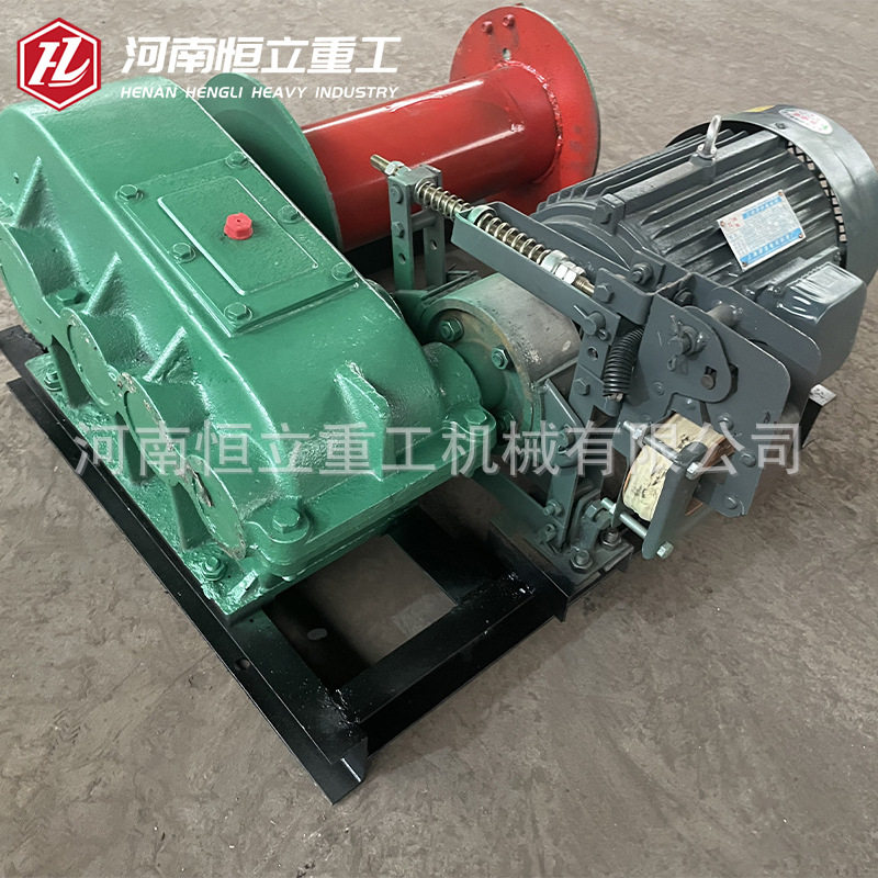 JM1T-JM2T建筑卷扬机 大容绳量 断电刹车建筑工地常用电动卷扬机