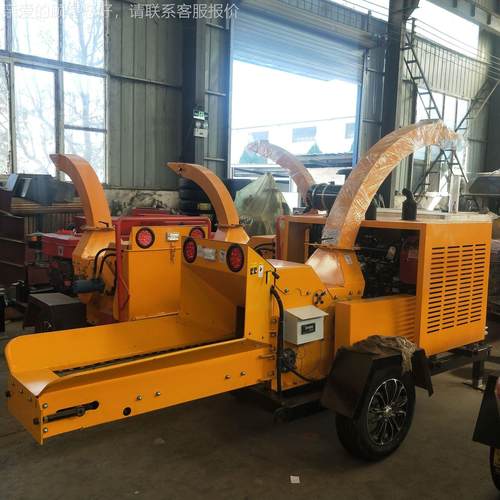 加长链板进料树枝粉碎移粉机原材木秸秆破碎DF600大型动木碎机