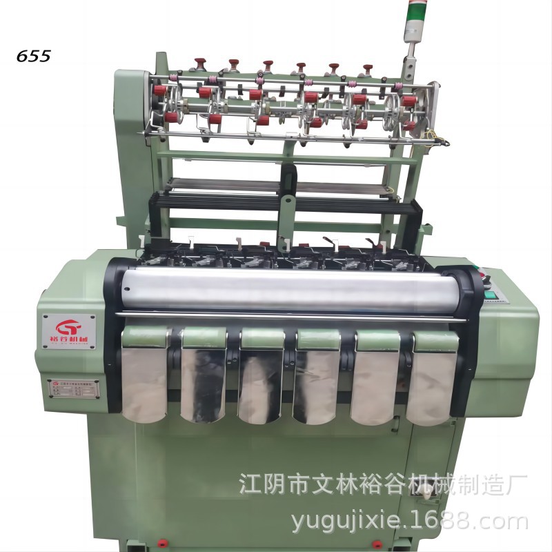 裕谷织带机 高速无梭机 沙发松紧带 背包带人字带 吊装带 松紧带