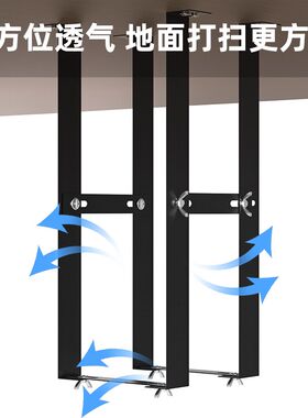 电脑主机悬挂式托架台式主机托支架壁挂I架主机箱支架主机托机箱