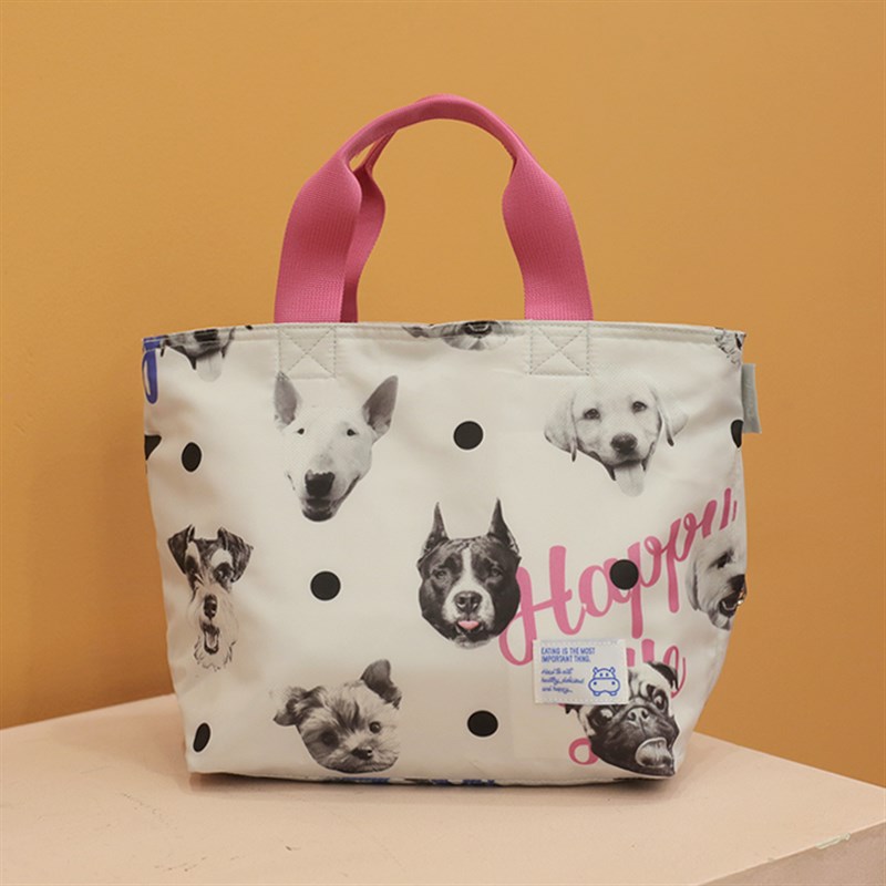 日式保温便当包上班族手提袋时尚早餐饭盒袋小学生防水野餐便当袋