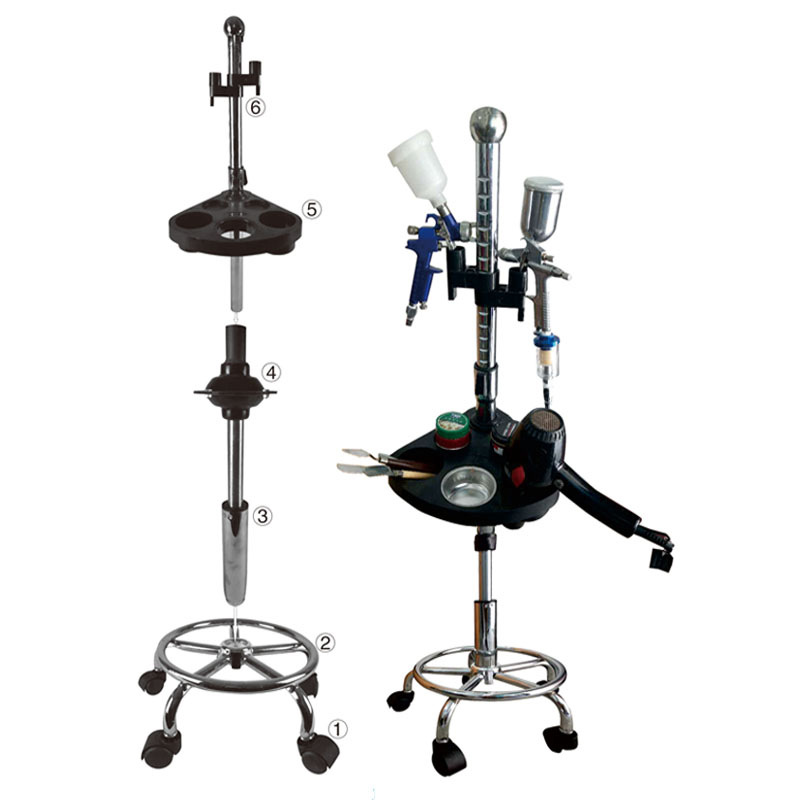 皮具护理移动升降工作台多功能支撑沙发皮鞋包修复翻新旋转干洗店