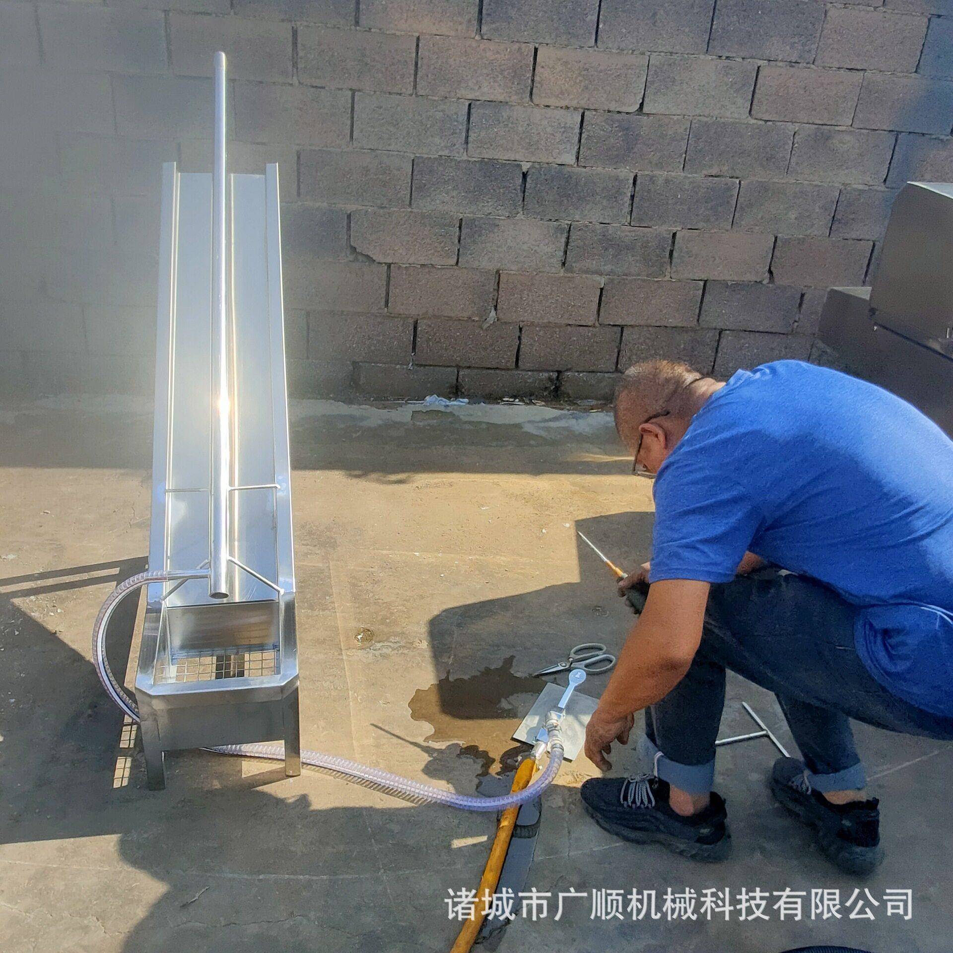 猪大肠翻洗机 全自动羊大肠翻肠设备  机械 脚踏出水清洗机