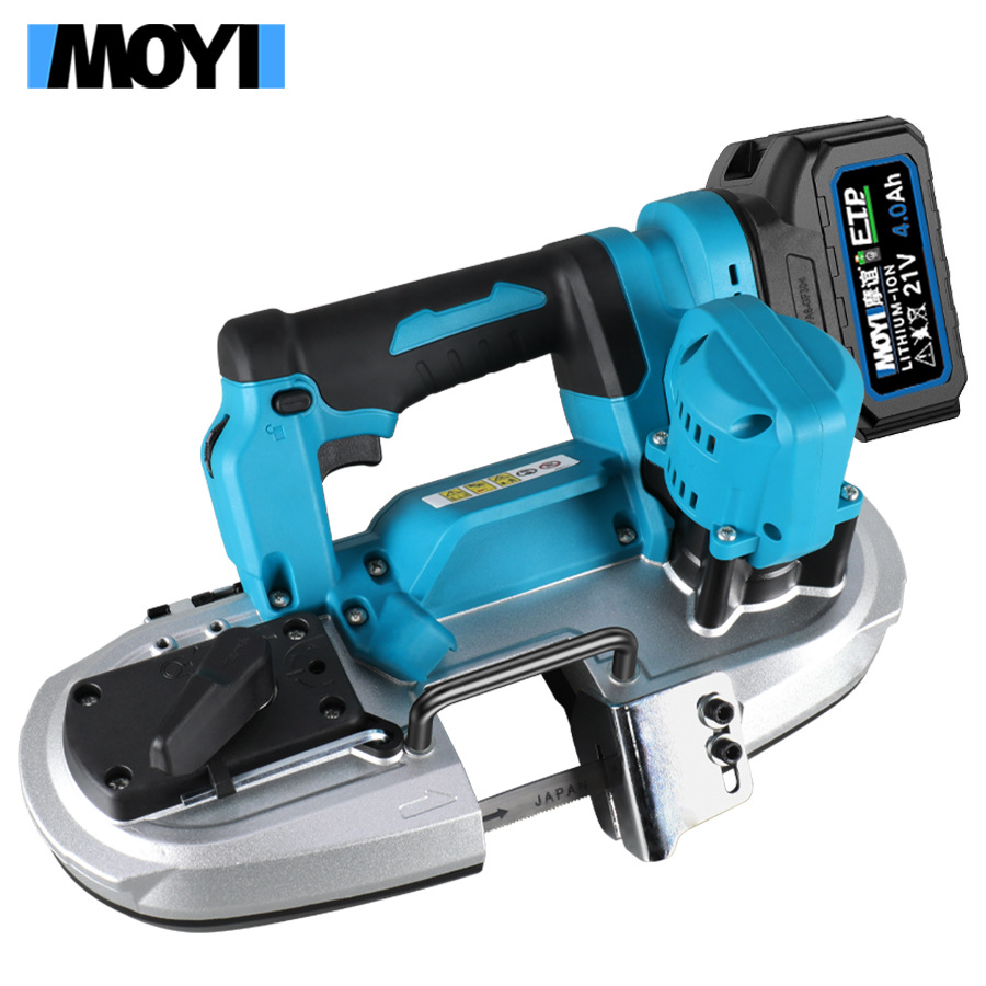 锂电带锯 无刷21V手持轻便移动无线带锯机切割金属木头 锂电线锯