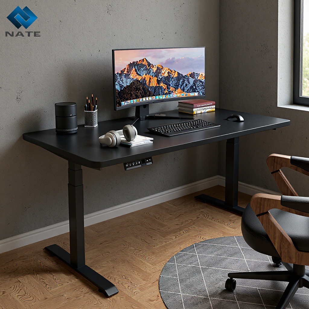 电竞桌升降款升降书桌腿双电机升降桌腿升降桌腿电动电动升降桌腿