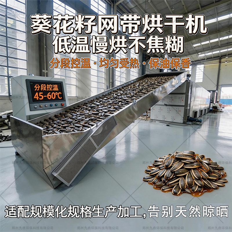 葵花籽烘干机全自动向日葵子白瓜子烘干设备吊瓜子连续式干燥机
