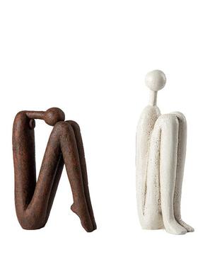 Da装rchi拾光系列人形雕塑树脂n材质人家居软装饰D-SG20BJ摆件像