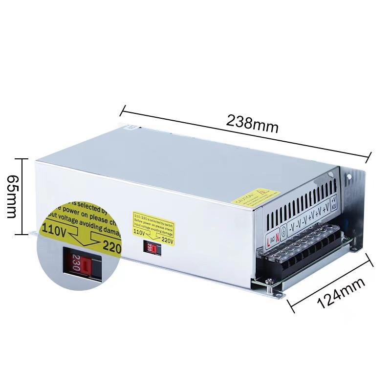 12V24V36V48V60V7JHC0V720WW直安防发字光开电机流led关电源可调