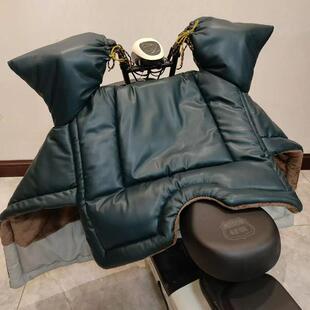 动被车挡风皮料连体冬季61加大加绒宽加厚防水防电风加电瓶车保暖