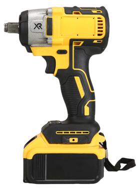 新款黄色无刷动扳手锂电充电子扳手手电冲击汽车修脚架工木工套筒