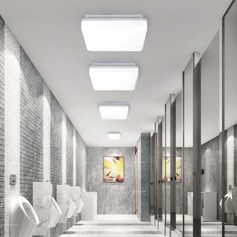 l间ed三防灯423吸顶灯简约圆方形防潮卫生走浴室阳台卧室灯厨卫廊