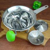 蔬锈不钢食物搅拌器果磨泥机搅菜器儿料理锥XZD形土豆婴泥磨