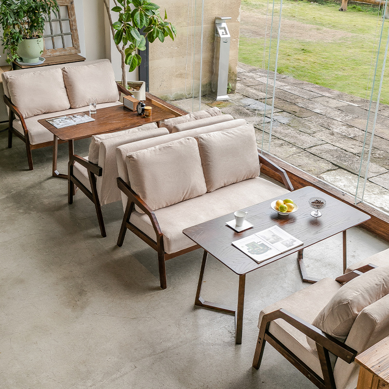 卡座沙发咖啡主题饭厅餐桌商用奶茶店小酒馆O音乐清吧酒吧桌椅组