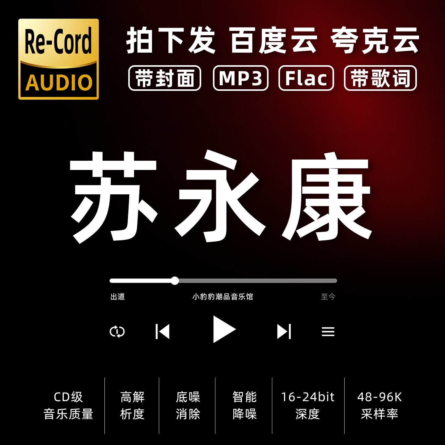 苏永康黑胶mp3全集无损音乐车载华语经典华语流行flac音乐分享