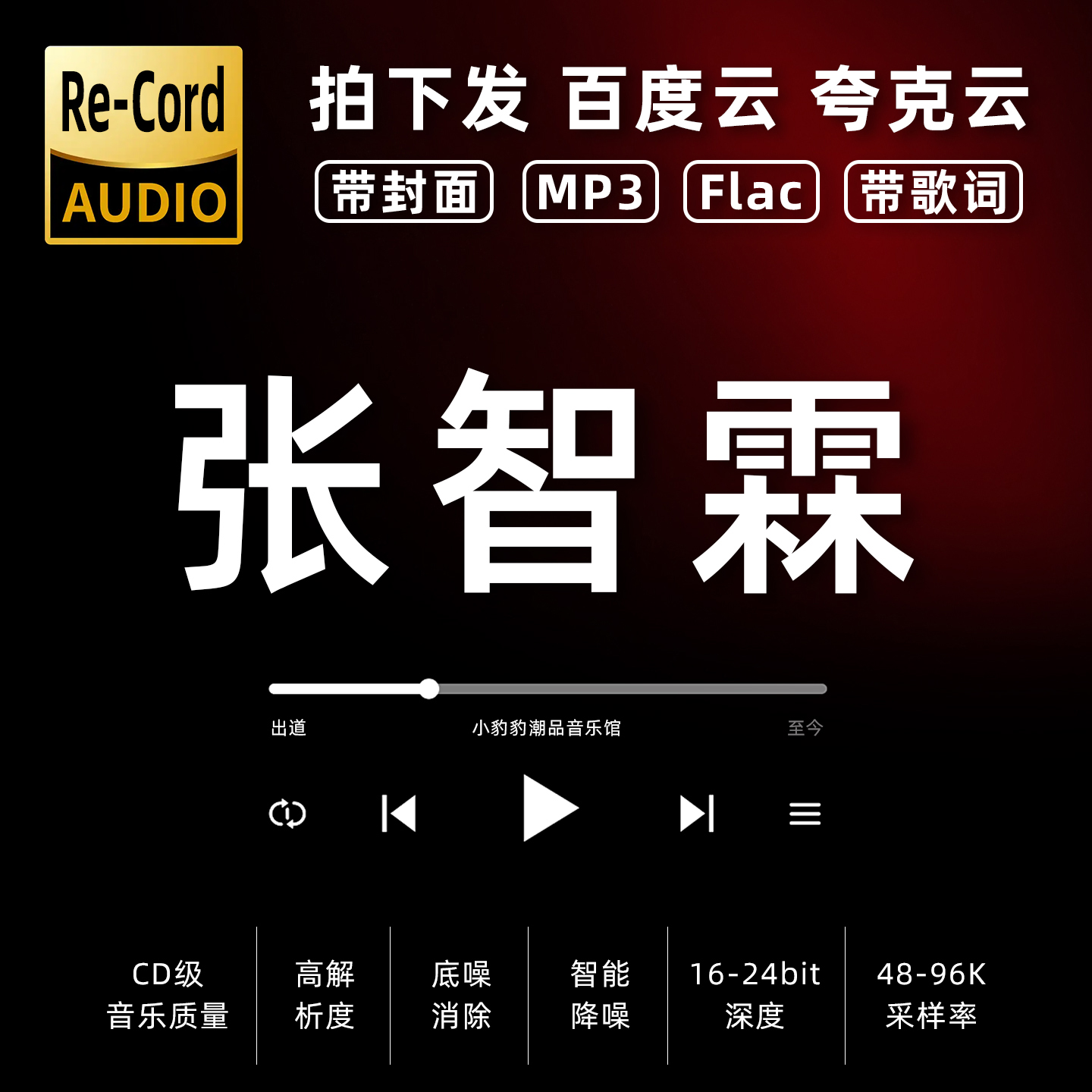 张智霖黑胶mp3全集无损音乐车载华语经典华语流行flac音乐分享