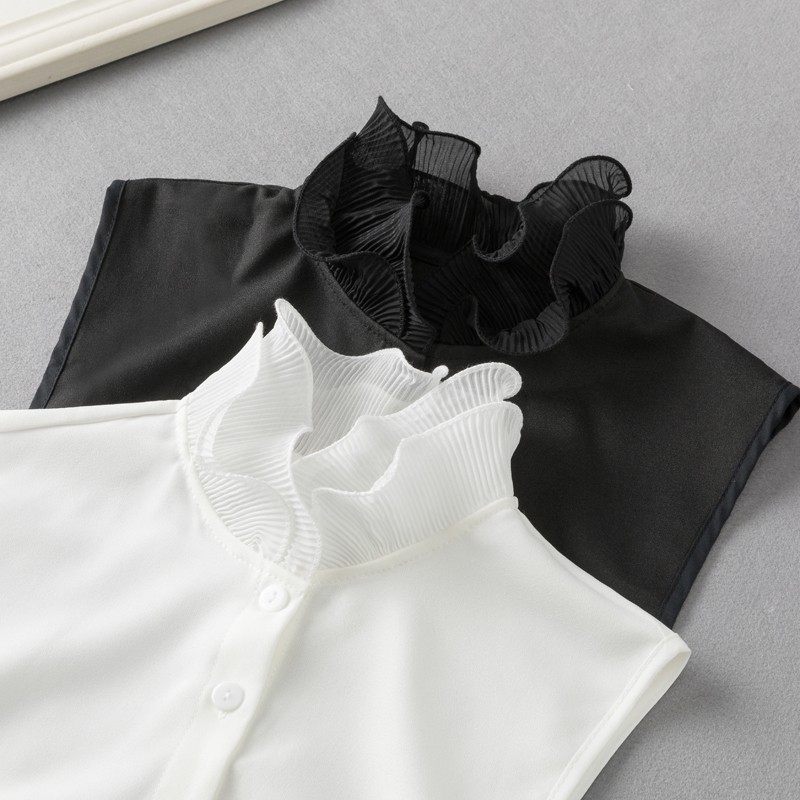 韩版衬衫假领子女百搭雪纺衬衣领半高领毛衣装饰领荷叶花边假衣领,服饰配件/皮带/帽子/围巾,假领,淘宝优惠券,粉丝福利购,淘宝优惠卷