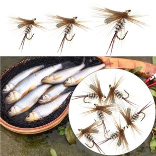 飞蝇钩毒蚊微物路亚假饵飞蝇爆连白条马口溪哥罗非翘嘴鲫草鱼专杀