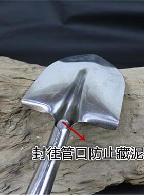 新品厂促高c档园艺园林工具尖头铁锹园艺铲子园艺锹不锈钢铲铁锨