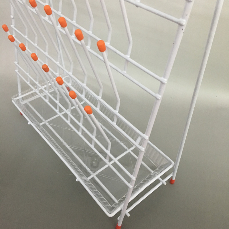 单面滴水架32位实验室沥水架试管晾干架烧杯晾干架三角瓶玻璃器皿