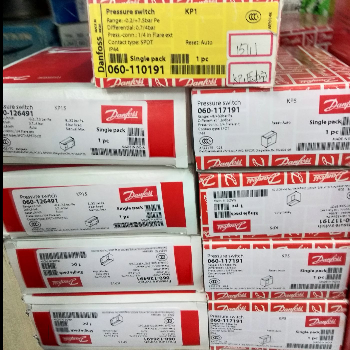 s12空调60P0开关 器15n  43冷库s锅炉丹佛斯压控压力控制器D-aKof